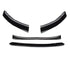 BM E82 1-Series 4-Piece Gloss Black Plastic Front Spoiler