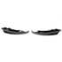 BM E82-1 Series M-Tech Gloss Black Plastic Front Splitters (07-14)