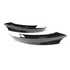 BM E82-1 Series M-Tech Gloss Black Plastic Front Splitters (07-14)