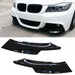 BM E90-3 Series Gloss Black Bumper Splitters (09-12)