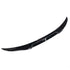 BM E90 M4 Style Gloss Black Plastic Boot Spoiler