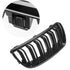 BM E90 Pre-Facelift (05-08) Piano Black Double Slat Kidney Grille