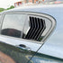BM F20 1-Series (11-19) Gloss Black Plastic Side Window Louver