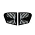 BM F20 1-Series (11-19) Gloss Black Plastic Side Window Louver