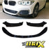 BM F20 1-Series (15-18) Gloss Black 3-Piece Front Spoiler