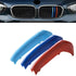 BM F20 1-Series (15-18) M-Sport Clip On Grille Stripes