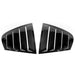BM F30 3-Series Gloss Black Plastic Side Window Louver