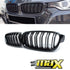 BM F30 3-Series Piano Black Double Slat Kidney Grille