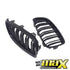 BM F32 4-Series Piano Black Double Slat Kidney Grille