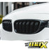 BM F32 4-Series Piano Black Double Slat Kidney Grille