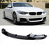 BM F32 / F33 4-Series Gloss Black 3-Piece Front Spoiler (14-18)
