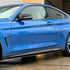 BM F32 / F33 4-Series M-Tech Blade Style Gloss Black Side Skirt Extension