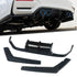 BM F80/F82 (M3/M4) Vorsteiner Style 3-Piece Gloss Black Rear Diffuser