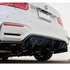 BM F80/F82 (M3/M4) Vorsteiner Style 3-Piece Gloss Black Rear Diffuser