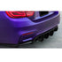 BM F80/F82 (M3/M4) Vorsteiner Style 3-Piece Gloss Black Rear Diffuser