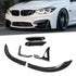 BM F80 M3 / F82 M4 Performance Style Gloss Black 6-Piece Front Spoiler