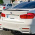 BM F80 M3 Style Gloss Black Plastic Boot Spoiler