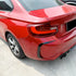 BM F87 M2 Gloss Black Rear Bumper Canards