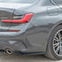 BM G20 3-Series (19-On) Gloss Black Rear Bumper Splitters