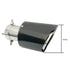 BM G20 (19-On) Gloss Black Performance Style Upgrade Diffuser With Round Exhaust Outlet