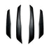 BM G87 M2 Performance Style Gloss Black Front Bumper Canards (4-Piece)