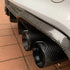 BM M-Series Performance Style Carbon Fibre Exhaust Tail Pipes (70mm)