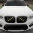 BM X-Series V Brace V Cross Bar Covers  - Yellow