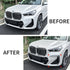 BM X1 U11 Carbon Look Front Bumper Canards (23-On)