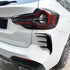 BM X3 G01 (22-On) M-Sport Aero Style Gloss Black Rear Bumper 4-Piece Canards