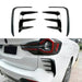 BM X3 G01 (22-On) M-Sport Aero Style Gloss Black Rear Bumper 4-Piece Canards