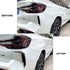 BM X3 G01 M-Sport Aero Style Gloss Black Rear Bumper Canards (22-On)
