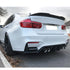 BM F80 M3 Style Carbon Fiber Boot Spoiler