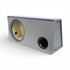 12″ Single Subwoofer Enclosure with Vinyl Trim & Slotted Port (Grey)
