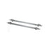 Bumper-Spoiler Anodized Aluminium Splitter Rods – 75mm – Silver (pair)