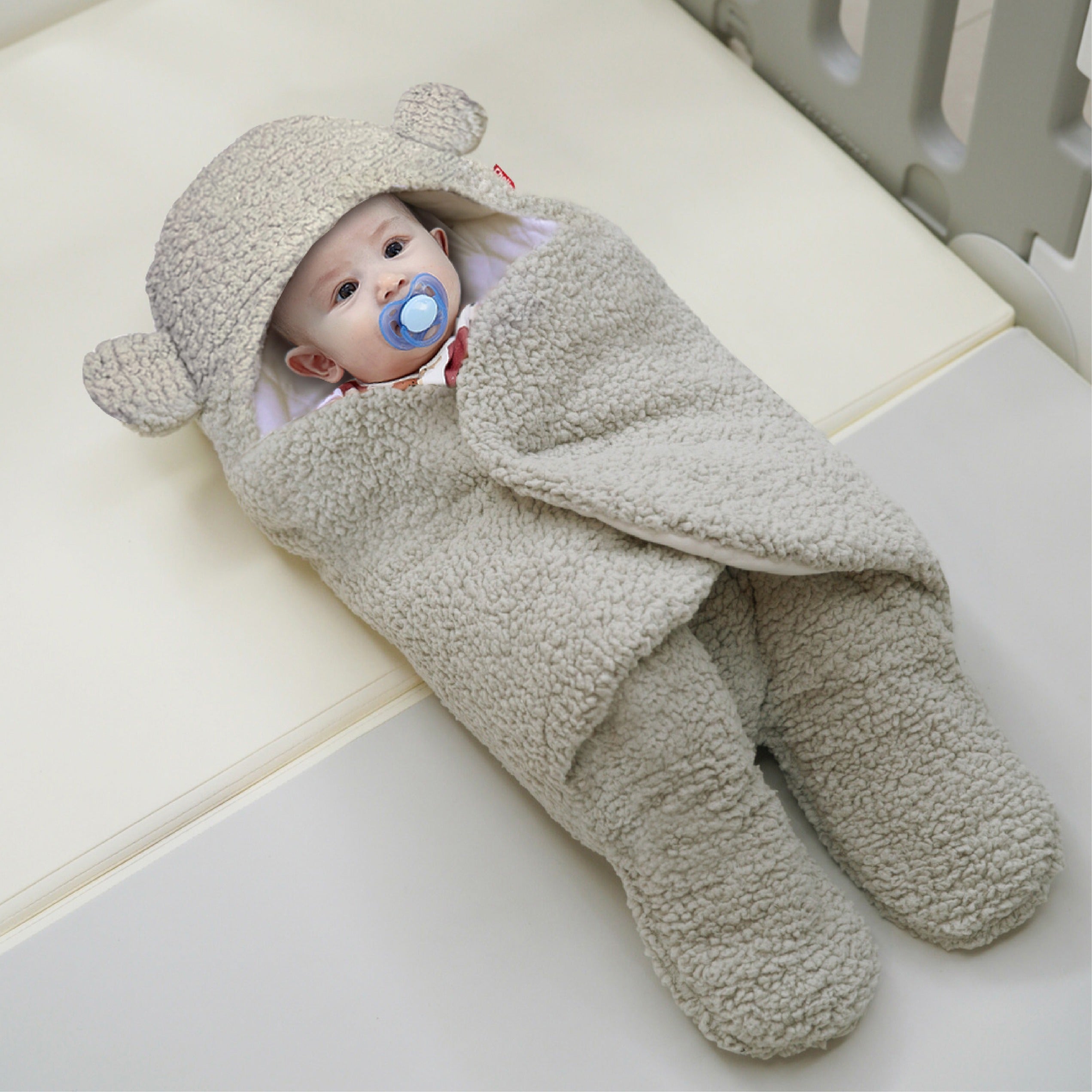 Baby Swaddle Sleeping Bag Grey