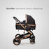 Bee Black & Gold Stroller