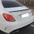 Merc W205 (15-20) C-Class AMG Style Gloss Black Boot Spoiler