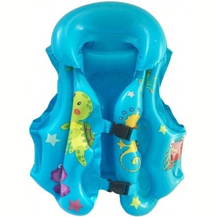 Casey Kids Small Inflatable Swimming Vest  Blue