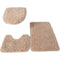 Casey Bathroom Biscuit 3 Piece Mat Set