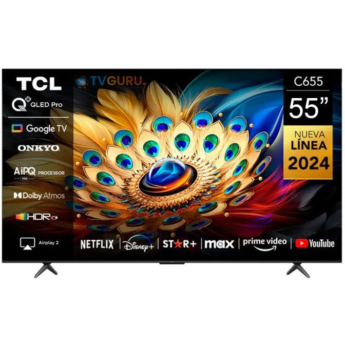 TCL 55 Inch C655 QLED PRO Google TV