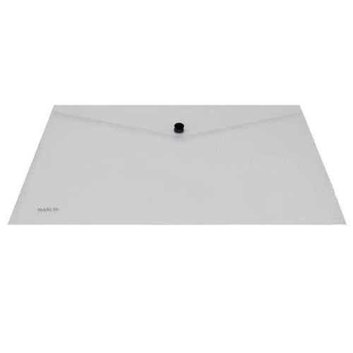 Marlin A4 Clear Carry Folder with Stud