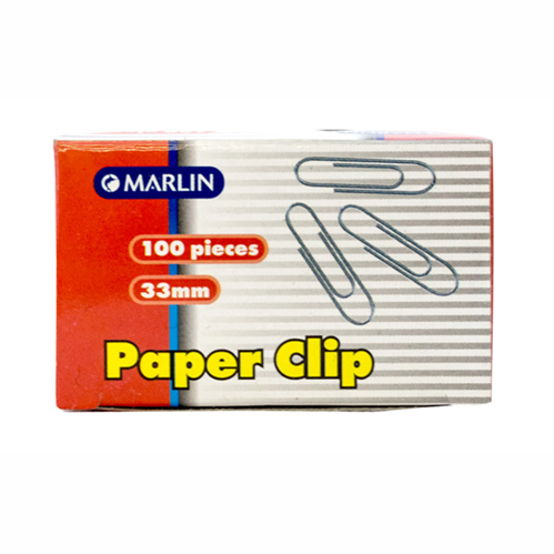Marlin Paper Clips Silver
