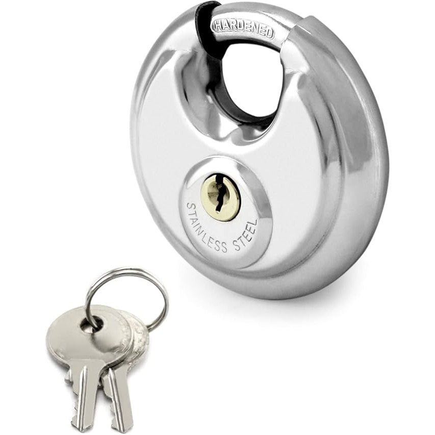 Noble 70mm Stainless Steel Disc Padlock
