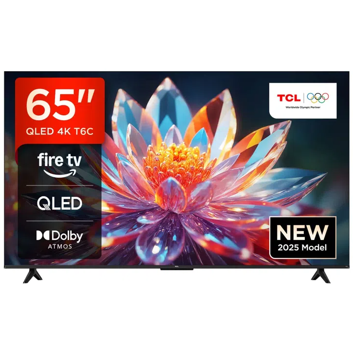 TCL 65 Inch T6CUK Series QLED 4K Google TV