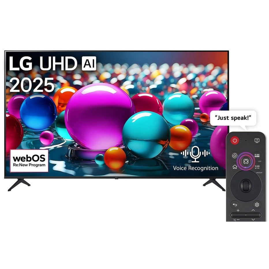 LG 65 Inch UHD UA80006 webOS 25 Smart LED TV