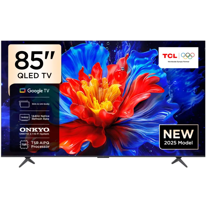 TCL 85 Inch P8K QLED 144Hz Google LED TV