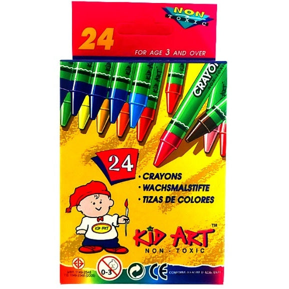 Kidart Wax Crayons 8mm