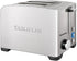 Taurus 850W 2 Slice Brushed Stainless Steel Toaster