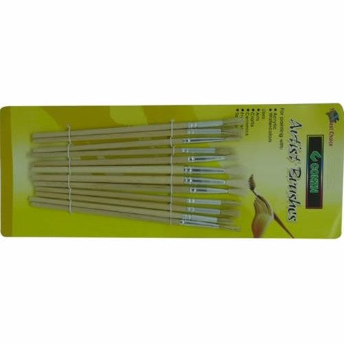 Brainware Artist 12 Nylon Brush Set