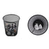 Brainware Round Steel Mesh Trash Can Black